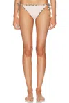 Burberry Tie Side Bikini Bottom In White