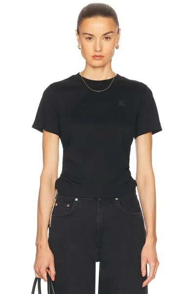 BURBERRY TIE SIDE T-SHIRT