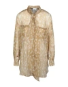 Burberry Tied Deer-printed Silk Blouse Woman Shirt Multicolored Size 8 Silk In Fantasy