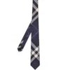 Burberry Manston Exploded Check Silk Tie In Blue