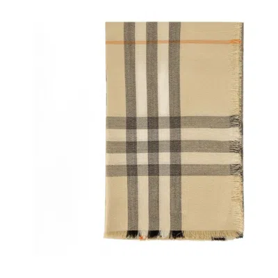 Burberry Timeless Chic Scarfs In Neutral