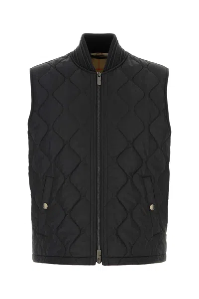Burberry Tiverton Vest In Blue