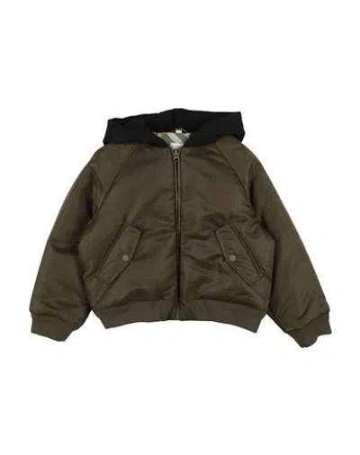 Burberry Babies'  Toddler Boy Jacket Military Green Size 6 Polyamide