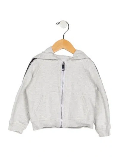 Pre-owned Burberry Babies' Toddler Boy's Long Sleeve Jacket In Gray