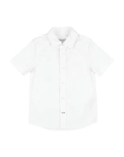 Burberry Babies'  Toddler Boy Shirt White Size 6 Cotton, Elastane