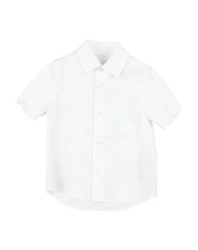 Burberry Babies'  Toddler Boy Shirt White Size 4 Cotton, Elastane