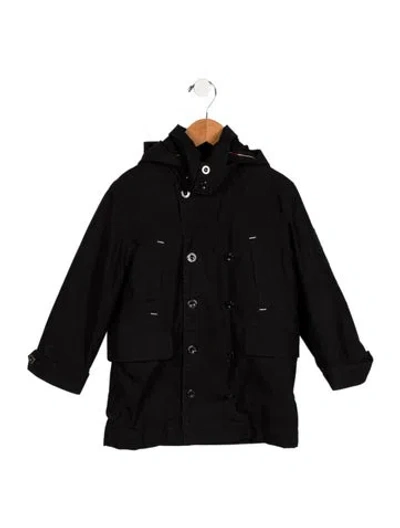 Pre-owned Burberry Babies' Toddler Boys' Black Coat