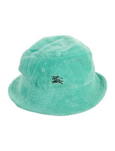 Pre-owned Burberry Babies' Toddler Boys' Bucket Hat In Green