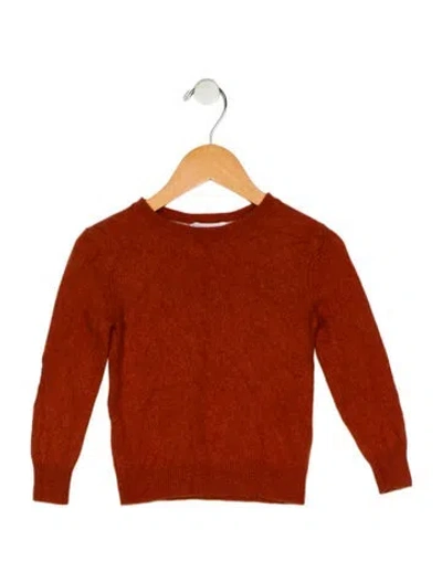 Pre-owned Burberry Babies' Toddler Boys' Cashmere Sweater In Orange