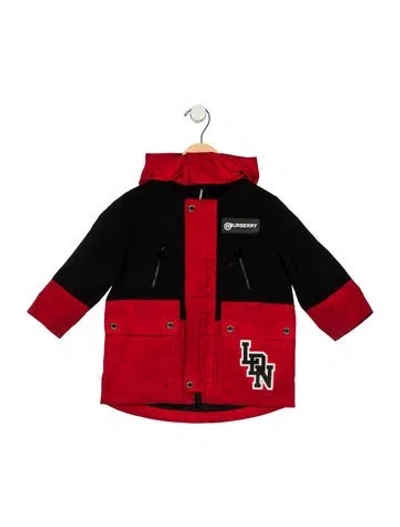 Pre-owned Burberry Babies' Toddler Boys' Colorblock Coat In Multi