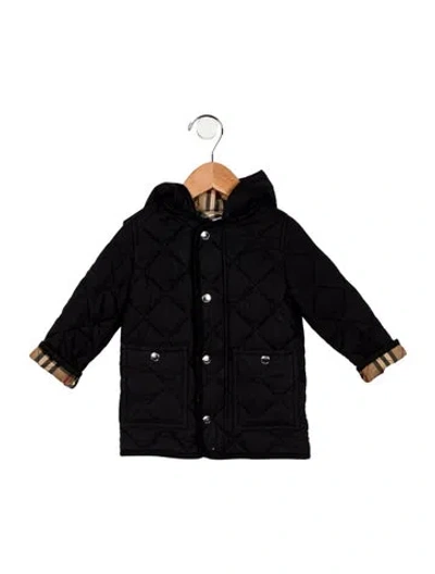 Pre-owned Burberry Babies' Toddler Boys' Jacket In Black