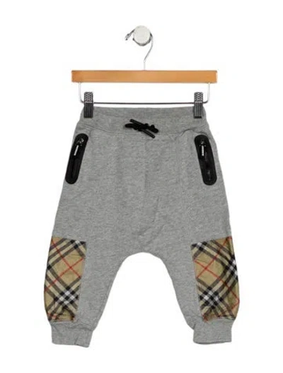 Pre-owned Burberry Babies' Toddler Boys' Jogger Sweatpants In Gray