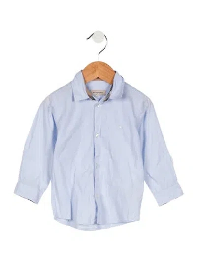 Pre-owned Burberry Babies' Toddler Boys' Polo In Blue