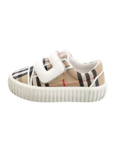 Pre-owned Burberry Babies' Toddler Boys' Shoes In Neutral