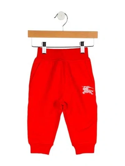 Pre-owned Burberry Babies' Toddler Boys' Sweatpants W/tags In Orange