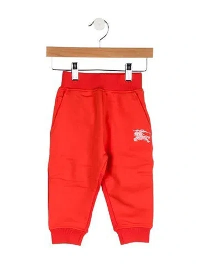 Pre-owned Burberry Babies' Toddler Boys' Sweatpants W/tags In Orange