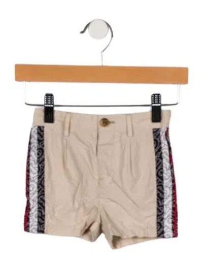 Pre-owned Burberry Babies' Toddler Boys' Tb Monogram Shorts In Neutral
