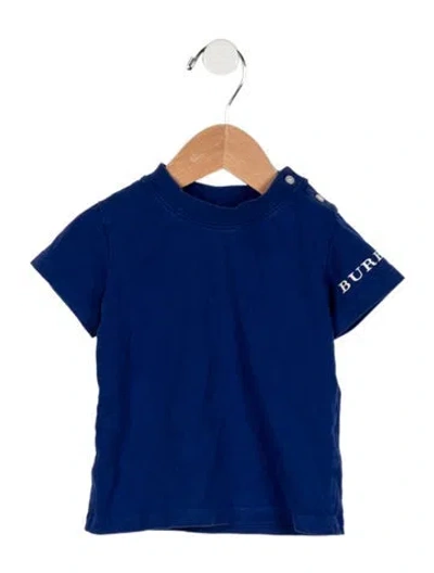 Pre-owned Burberry Babies' Toddler Boys' T-shirt In Blue