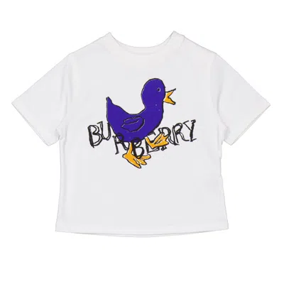 Burberry Toddler Cedar Duckling T-shirt In Neutral