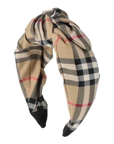 Burberry Babies'  Toddler Girl Hair Accessory Camel Size - Cotton, Elastane In Neutral