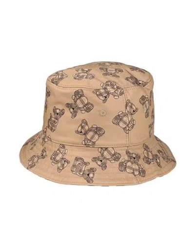 Burberry Babies'  Toddler Girl Hat Camel Size 6 ⅝ Polyamide In Beige