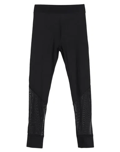 Burberry Babies'  Toddler Girl Leggings Black Size 6 Polyamide, Elastane