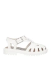 BURBERRY BURBERRY TODDLER GIRL SANDALS WHITE SIZE 10C RUBBER