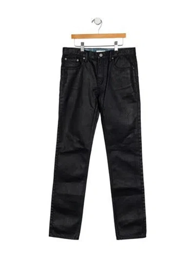 Pre-owned Burberry Babies' Toddler Girl's Skinny Jeans In Gray