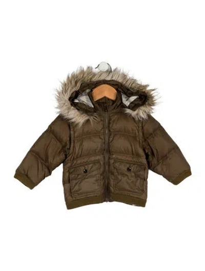 Pre-owned Burberry Babies' Toddler Girls' Coat In Green
