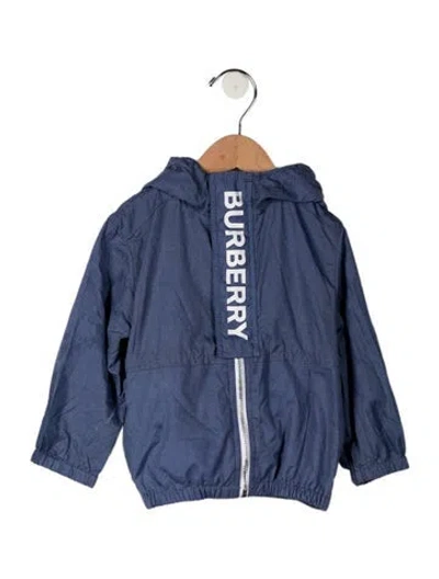 Pre-owned Burberry Babies' Toddler Girls' Jacket In Blue