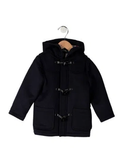 Pre-owned Burberry Babies' Toddler Girls' Jacket In Blue