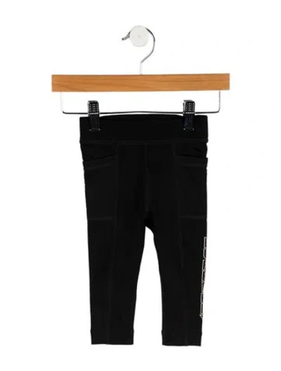 Pre-owned Burberry Babies' Toddler Girls' Leggings In Black