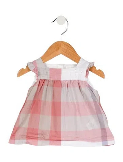 Pre-owned Burberry Babies' Toddler Girls' Sleeveless Blouse In Pink