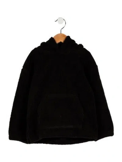 Pre-owned Burberry Babies' Toddlers' Faux Fur Sweatshirt W/ Tags In Black