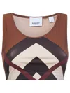 Burberry Printed Stretch Nylon Top