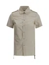Burberry Women Silk Shirt In Beige