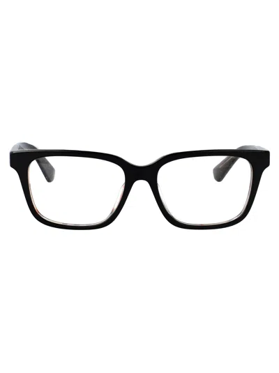 Burberry Top Black On Vintage Check Acetate Glasses In White