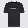 Burberry Women Cotton T-shirt With Logo In Black