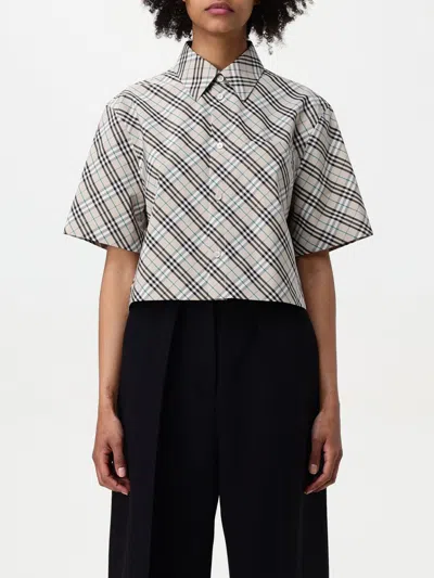 BURBERRY SHIRT BURBERRY WOMAN COLOR BEIGE,G58081022