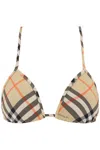 Burberry Check Triangle String Bikini Top