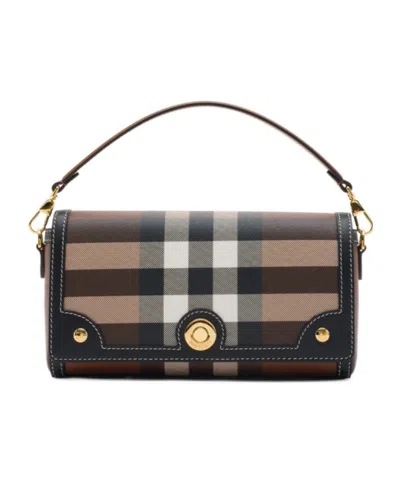 BURBERRY TOP HANDLE NOTE BAG