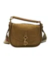 Burberry Medium B Clip Messenger Bag In Brown