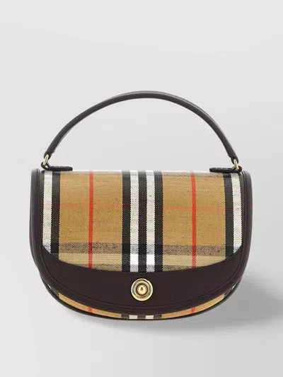 Burberry Top Handle Shoulder Bag With Adjustable Strap