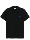 Burberry Black Cotton Clothing T-shirts And Polos In Black
