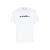 Burberry Oversized T-shirt That Sports The House Logo On The Front In White