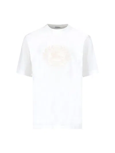 Burberry T-shirts And Polos In White
