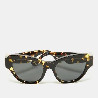 Pre-owned Burberry Tortoise Brown/black B 4423 Frame Cat Eye Sunglasses