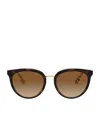 Burberry Eyewear Oversized Round Frame Sunglasses In Brown