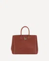 Burberry Croco Leather Tote Bag With Gold Hardware