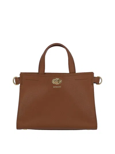 Burberry Tote Bag In Brown